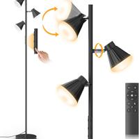 Lampada Piantana Dimmerabile Telecomando 3 Luci