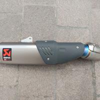Slip on akrapovic Aprilia Euro 4 omologato 