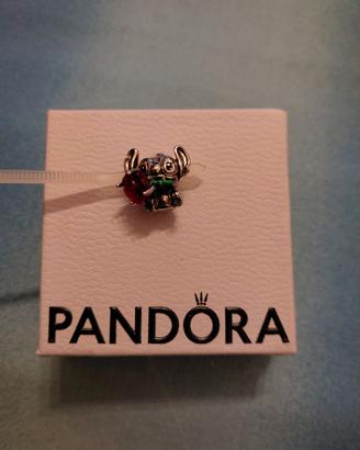 Pandora charm stich con rosa