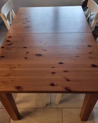 tavolo in legno stornas