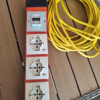 Prolunga elettrica con cavo da 3x1,5mmq