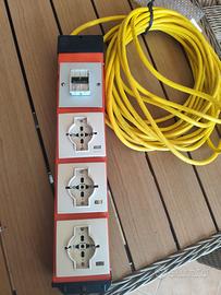 Prolunga elettrica con cavo da 3x1,5mmq