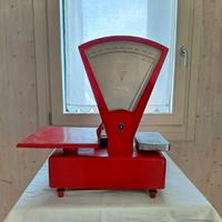 Bilancia Vintage Bizerba Milano Anni '50 Rossa