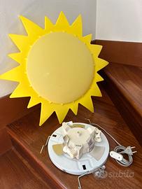 Lampada sole cameretta bambini