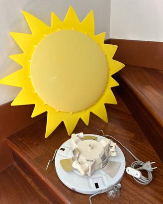 Lampada sole cameretta bambini