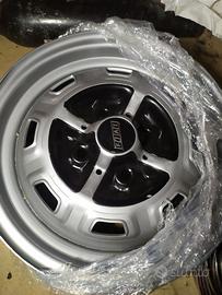 Cerchi in lamiera originali Fiat 128 coupè S-SL