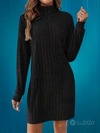 Vestito a Tinta Unita a maniche lunghe