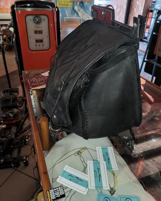 borsa cuoio per Harley 