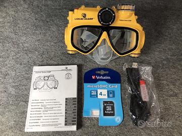 maschera subacquea fotocamera integrata