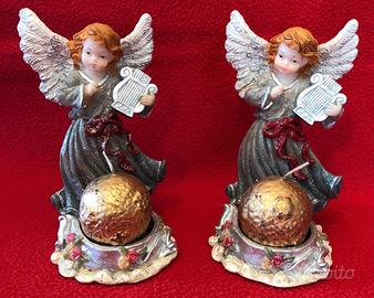 ANGELI CHERUBINI SERAFINI NATALIZI PORTACANDELE