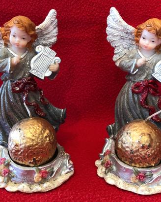 ANGELI CHERUBINI SERAFINI NATALIZI PORTACANDELE