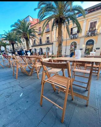 Tavoli e sedie pieghevoli da interno e esterno