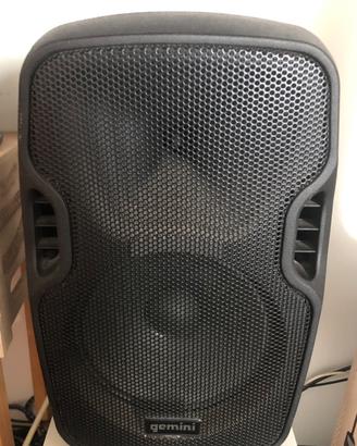 Cassa altoparlante da palco gemini 230v usata poch