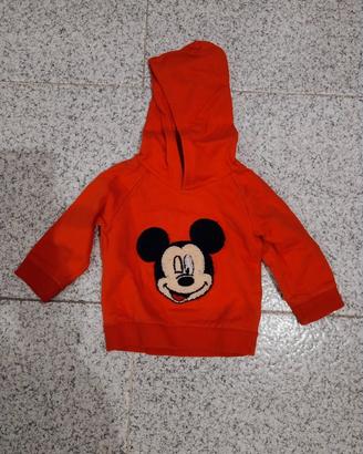felpa con cappuccio DISNEY 12 mesi