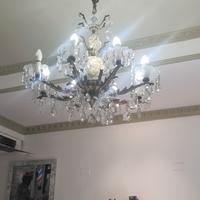 lampadario in ottone stile 800