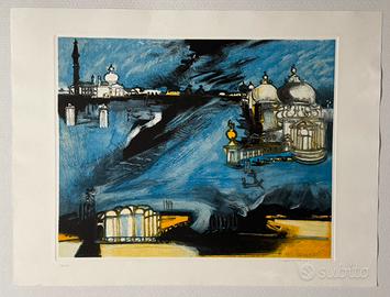 Quadro incisione  Remo Brindisi, Venezia