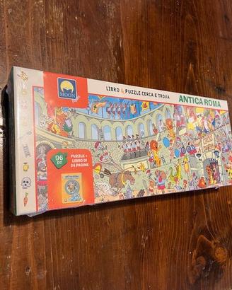 Puzzle Antica Roma con libro Originale Nuovo