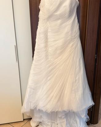 Abito da sposa PRONOVIAS curvy Tg 54 Chiffon