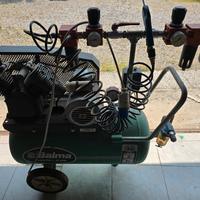 Compressore 50lt bicilindrico