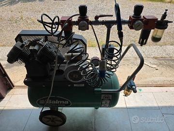 Compressore 50lt bicilindrico