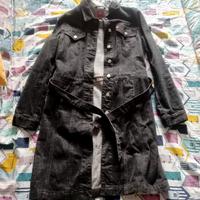 Soprabito lungo in jeans marca Miss Sixty 