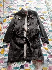 Soprabito lungo in jeans marca Miss Sixty 