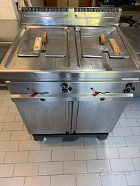 friggitrice doppia vasca 10+10