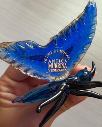 Farfalla-vetro di Murano Antica Mureina Veneziana