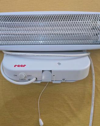 stufa riscaldatore a parete Reer con timer 