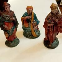 Re magi primi 900 in scagliola policroma