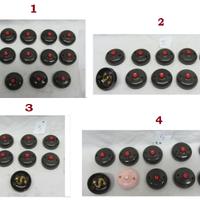 Campanelli bachelite citofono mascherine vetro