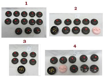 Campanelli bachelite citofono mascherine vetro