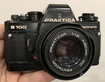 Praktica B100 electronic + Pentacon Prakticar 50mm