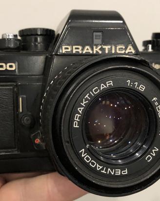 Praktica B100 electronic + Pentacon Prakticar 50mm