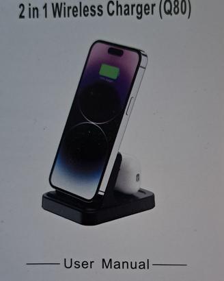 Dockstation/Stazione di ricarica iPhone e Airpods