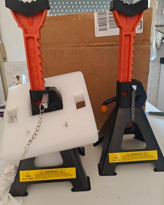 2 Cavalletti per auto 3 ton
