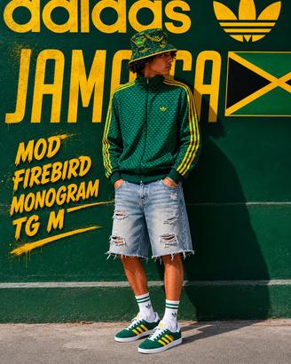 giacca adidas adicolor firebird monogram tg m