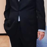 Abito Blu taglia 48 drop 6.