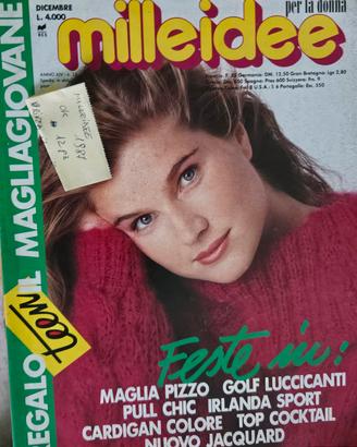 12 RIVISTE MENSILI  "MILLEIDEE" ANNO 1987 COMPLETO