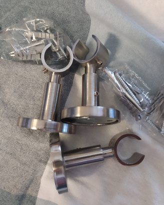 3 Supporti per bastoni tenda 20 mm
