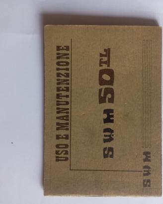 Libretto uso e manutenzione SWM 50TL