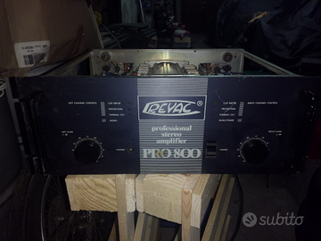 Amplificatore finale di potenza Revac pro 800