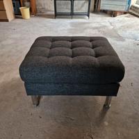 Poggiapiedi, Gunnared grigio scuro/metallo