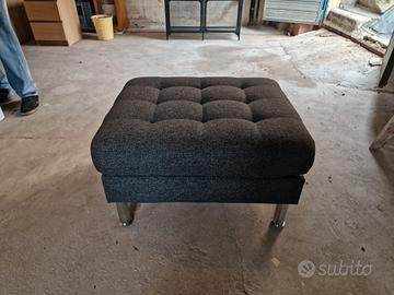 Poggiapiedi, Gunnared grigio scuro/metallo