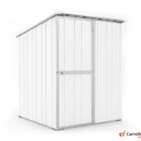 Casetta giardino in Acciaio 1.55x175cm bianco