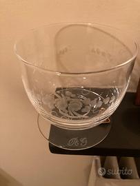 Vaso Cristallo opera Italo Varisco (Treviso)