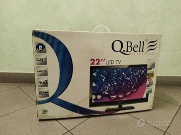 TV LED Q.Bell 22 pollici Full HD con USB e HDMI.