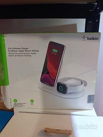 Belkin 3 in 1 Wireless Charger per iPhone Apple Wa