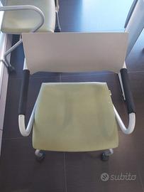 8 Sedie Ufficio Design Moderno – Verde/grigio