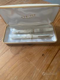 Stilografica vintage pennino oro Wet-pen